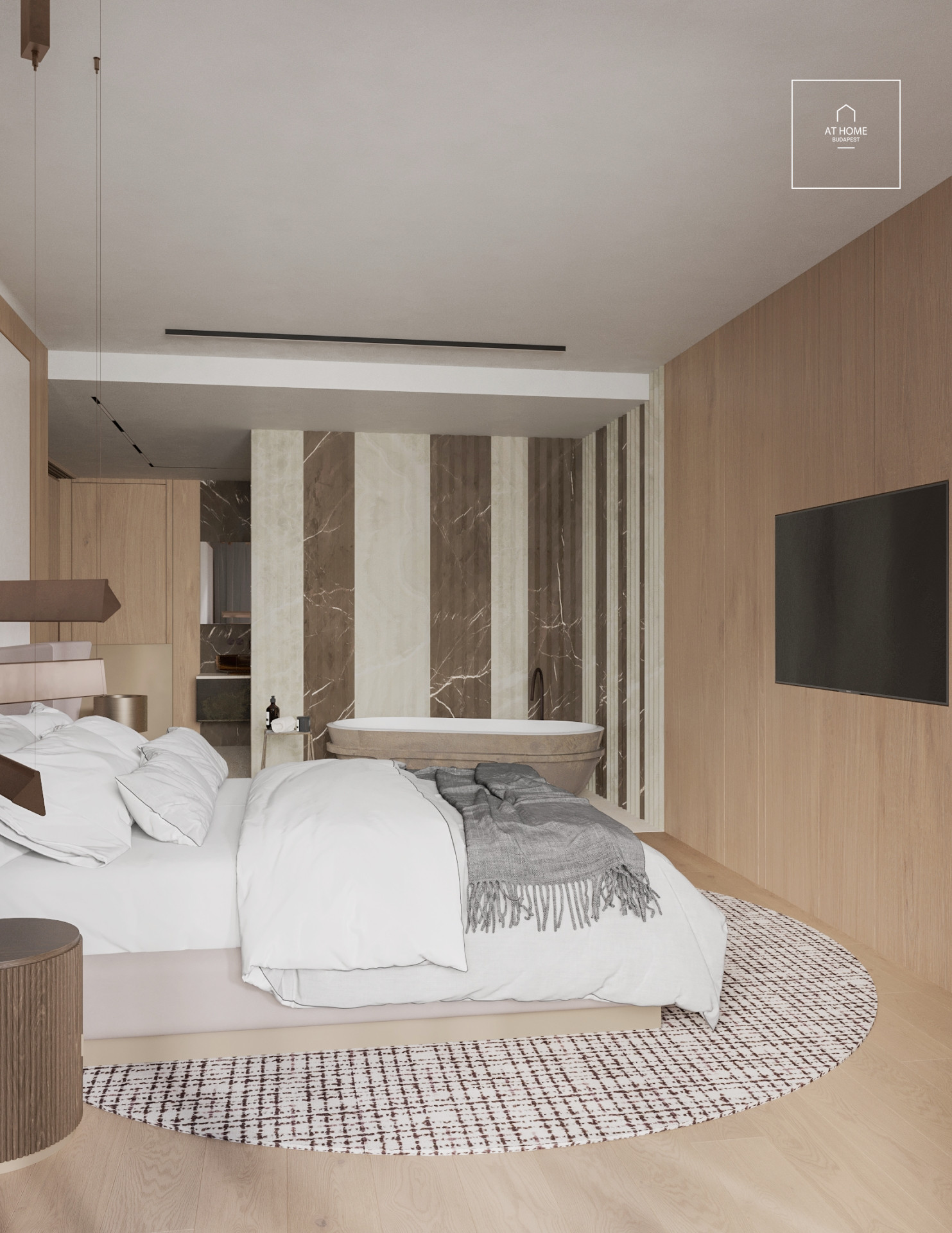 Newly built luxury apartment with panorama in the heart of the II. district