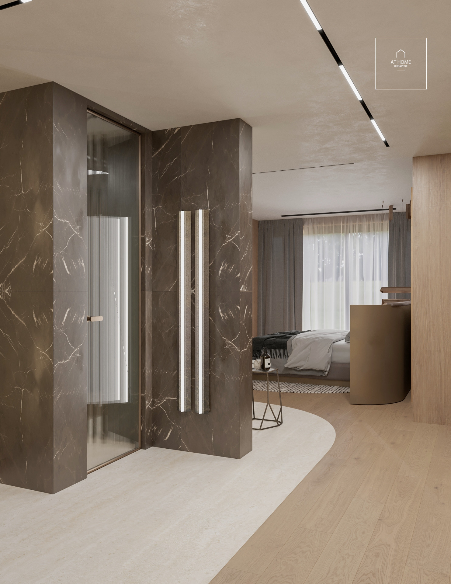 Newly built luxury apartment with panorama in the heart of the II. district