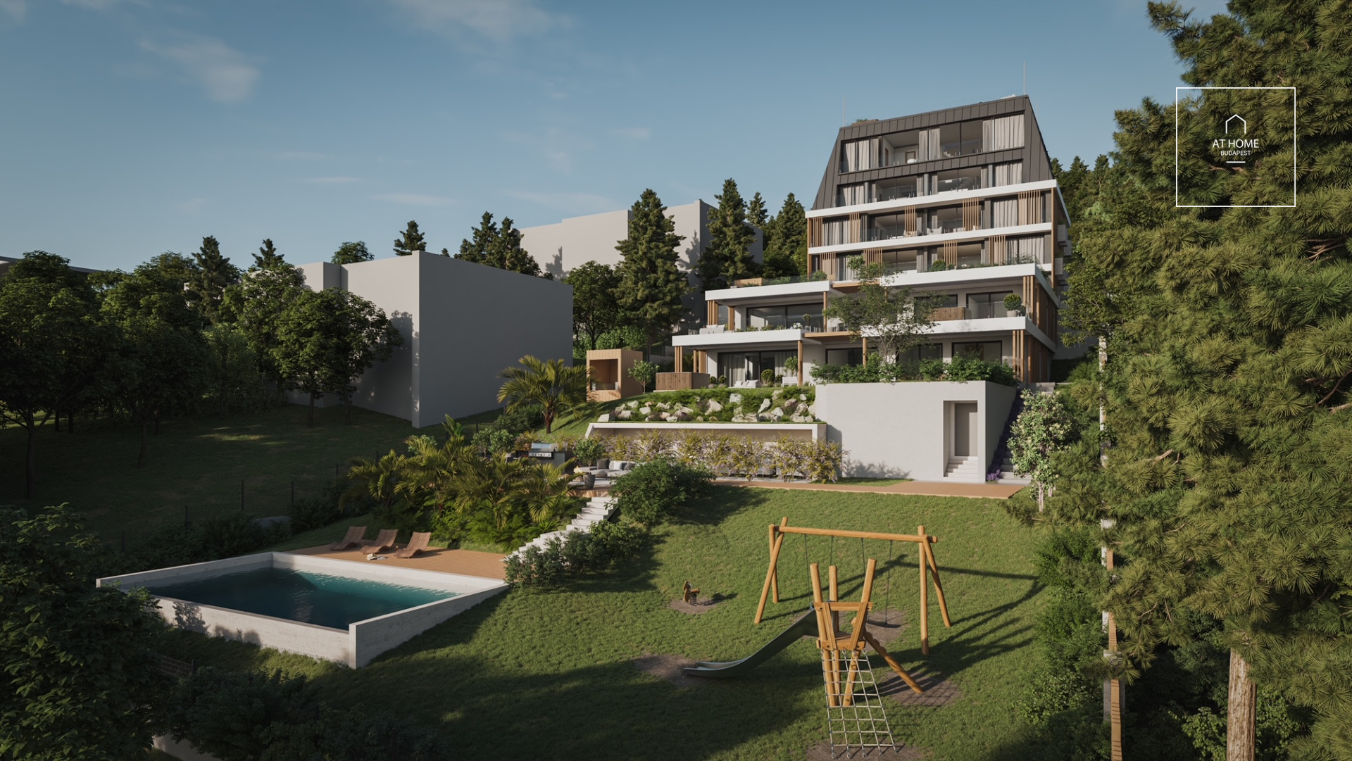 Newly built luxury apartment with panorama in the heart of the II. district