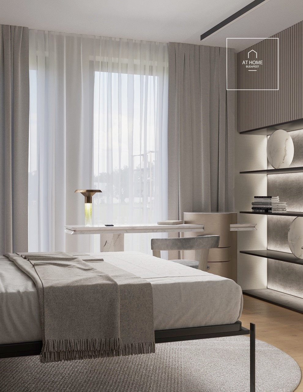 Newly built luxury apartment with panorama in the heart of the II. district