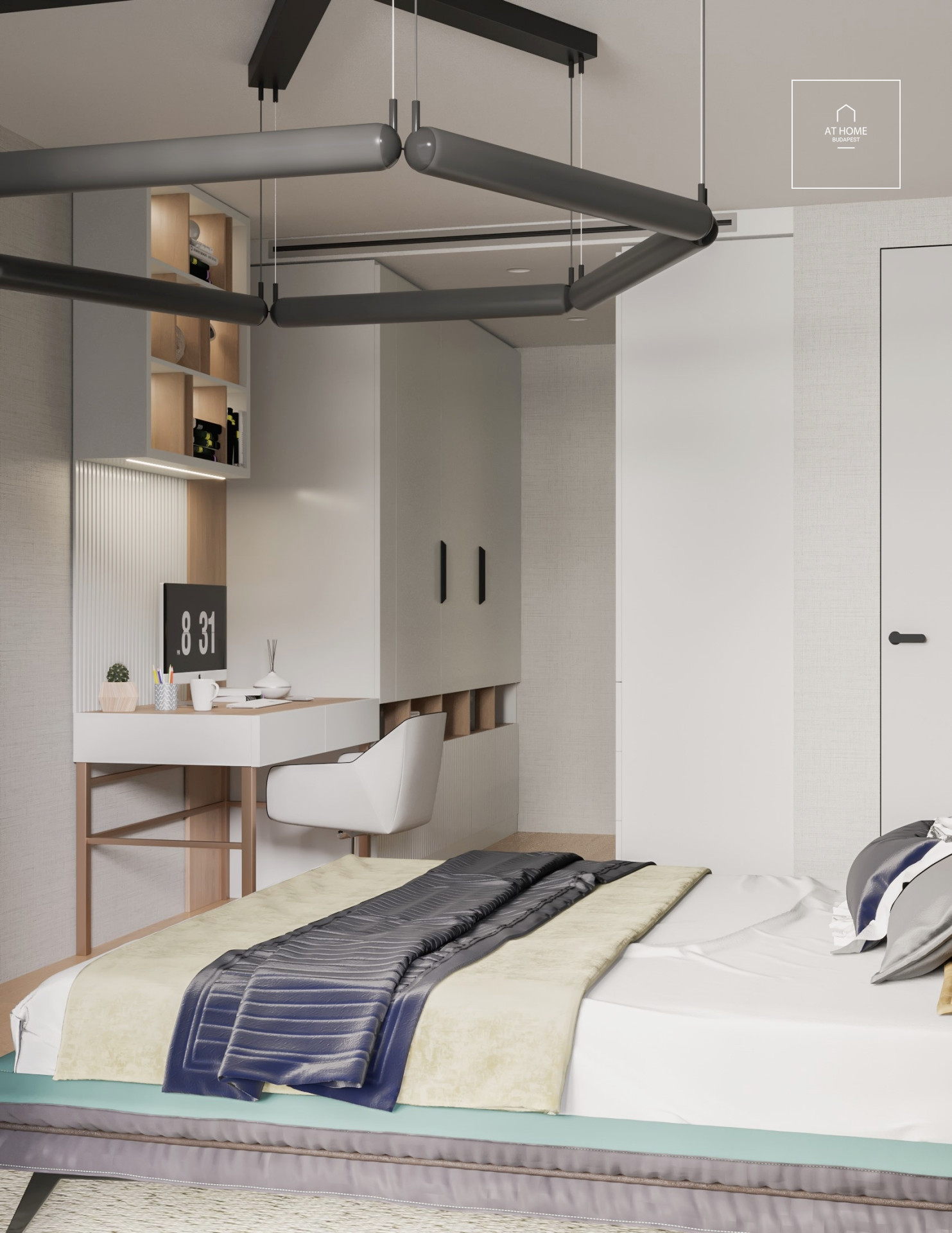 Newly built luxury apartment with panorama in the heart of the II. district