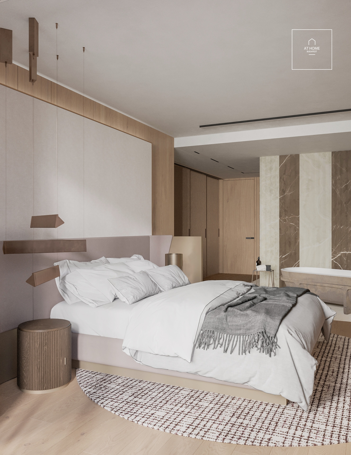 Newly built luxury apartment with panorama in the heart of the II. district