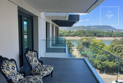 Danube panoramic apartment in a newly built residential park Budapest XIII. district Újlipótváros