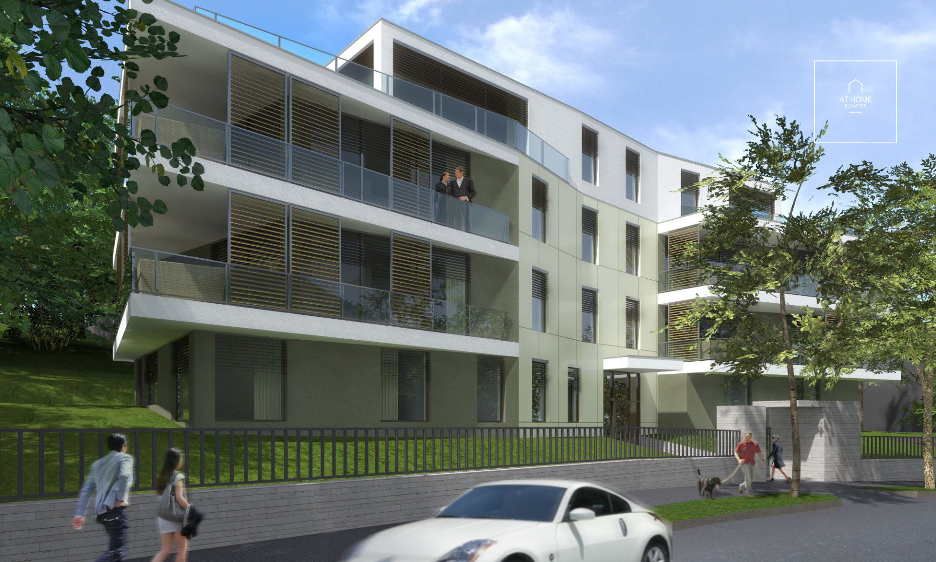 Newly built 7-apartment apartment building for rent Budapest II. district Vérholom