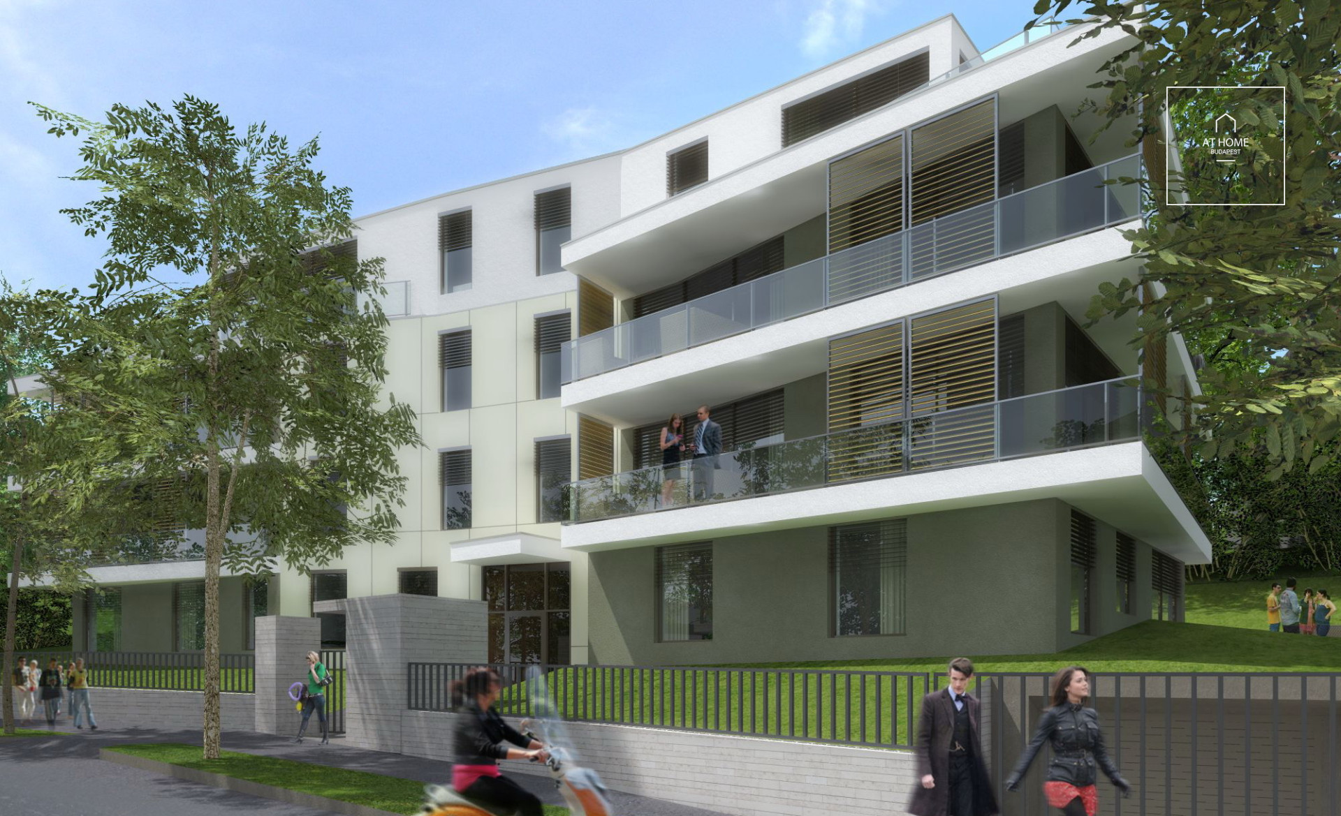 Newly built 7-apartment apartment building for rent Budapest II. district Vérholom