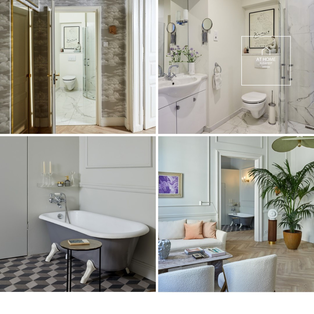 Two-bedroom elegant apartment in Budapest\'s 6th district, Terézváros.