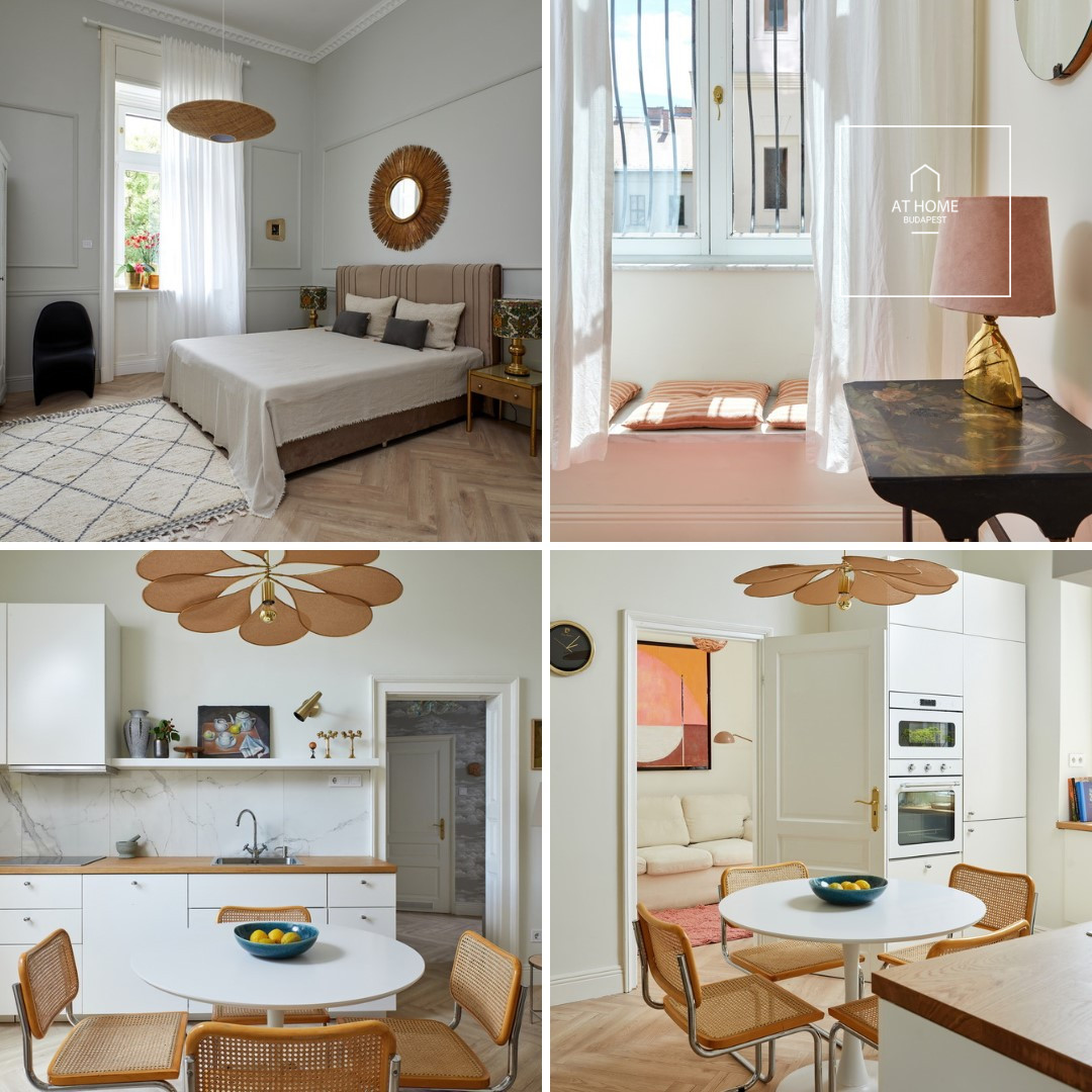 Two-bedroom elegant apartment in Budapest\'s 6th district, Terézváros.