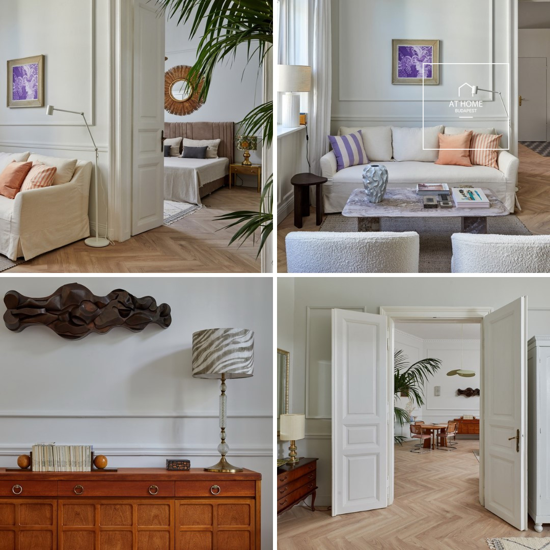 Two-bedroom elegant apartment in Budapest\'s 6th district, Terézváros.