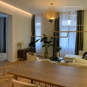 Premium three-bedroom apartment available for rent in the city center Budapest 5th district