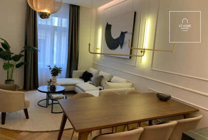 Premium three-bedroom apartment available for rent in the city center Budapest 5th district