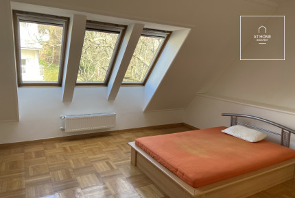 Two-bedroom panoramic apartment for rent in Budapest, 2nd district, Rézmál