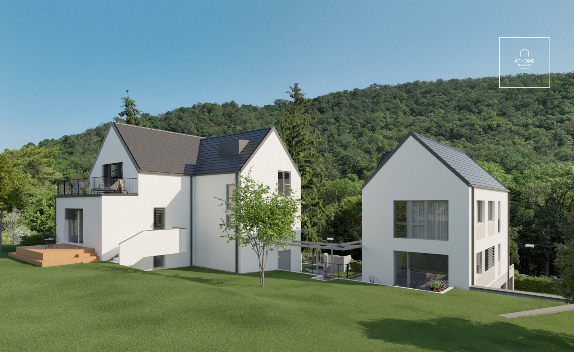 Two-story, newly built apartment for sale II. district, Nyék