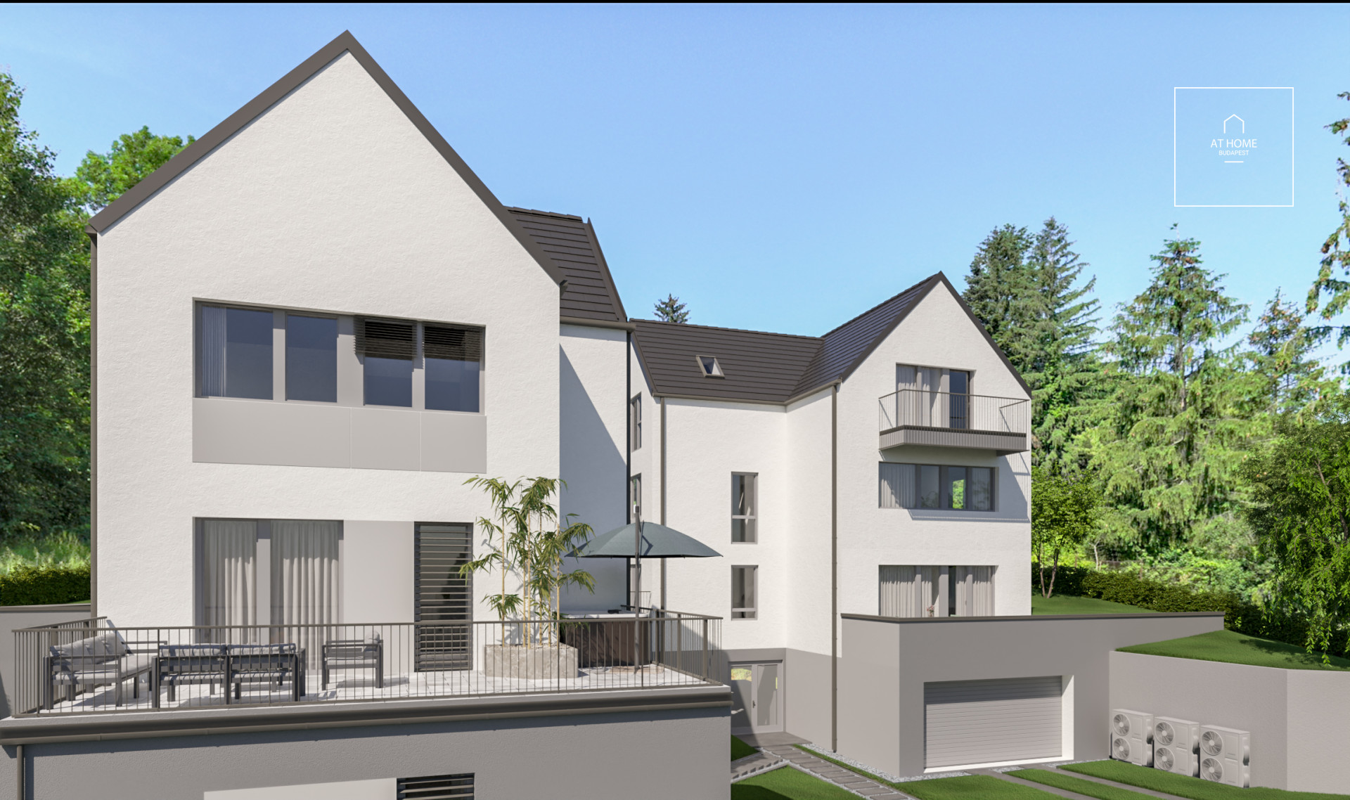 Two-story, newly built apartment for sale II. district, Nyék