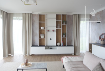 Premium garden-connected, panoramic apartment for rent in the 3rd district of Budapest, Harsánylejtő