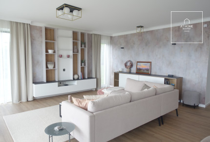 Premium garden-connected, panoramic apartment for rent in the 3rd district of Budapest, Harsánylejtő