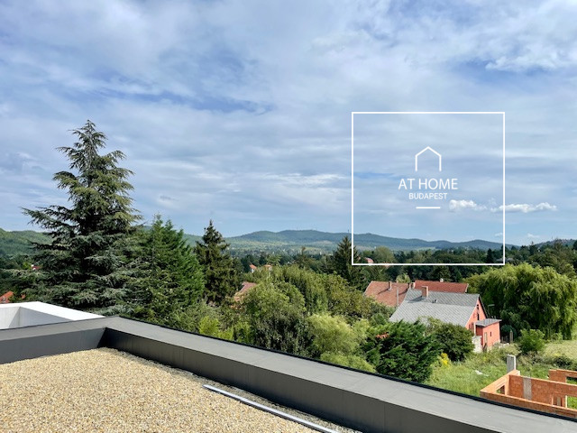 Newly built, garden-connected panoramic detached house for sale in the 2/A district of Budapest, Budaliget