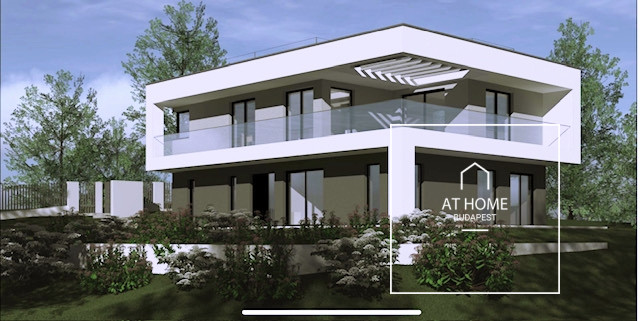 Newly built, garden-connected panoramic detached house for sale in the 2/A district of Budapest, Budaliget