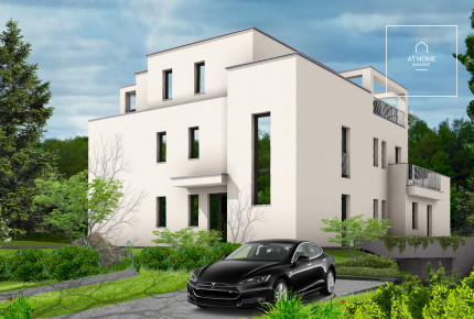 Newly built, green area, garden-connected apartment for sale in the 12th district of Budapest, Svábhegy.