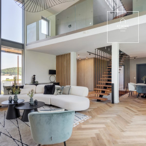 A newly built, panoramic luxury family house is for sale in the 2nd district of Budapest, Zöldmál