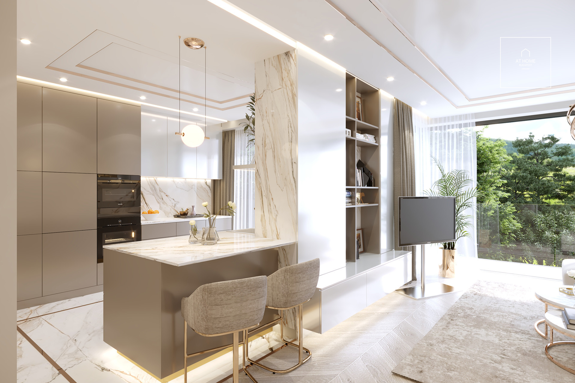 Exclusive newly-built luxury apartment for sale on Gellért Hill