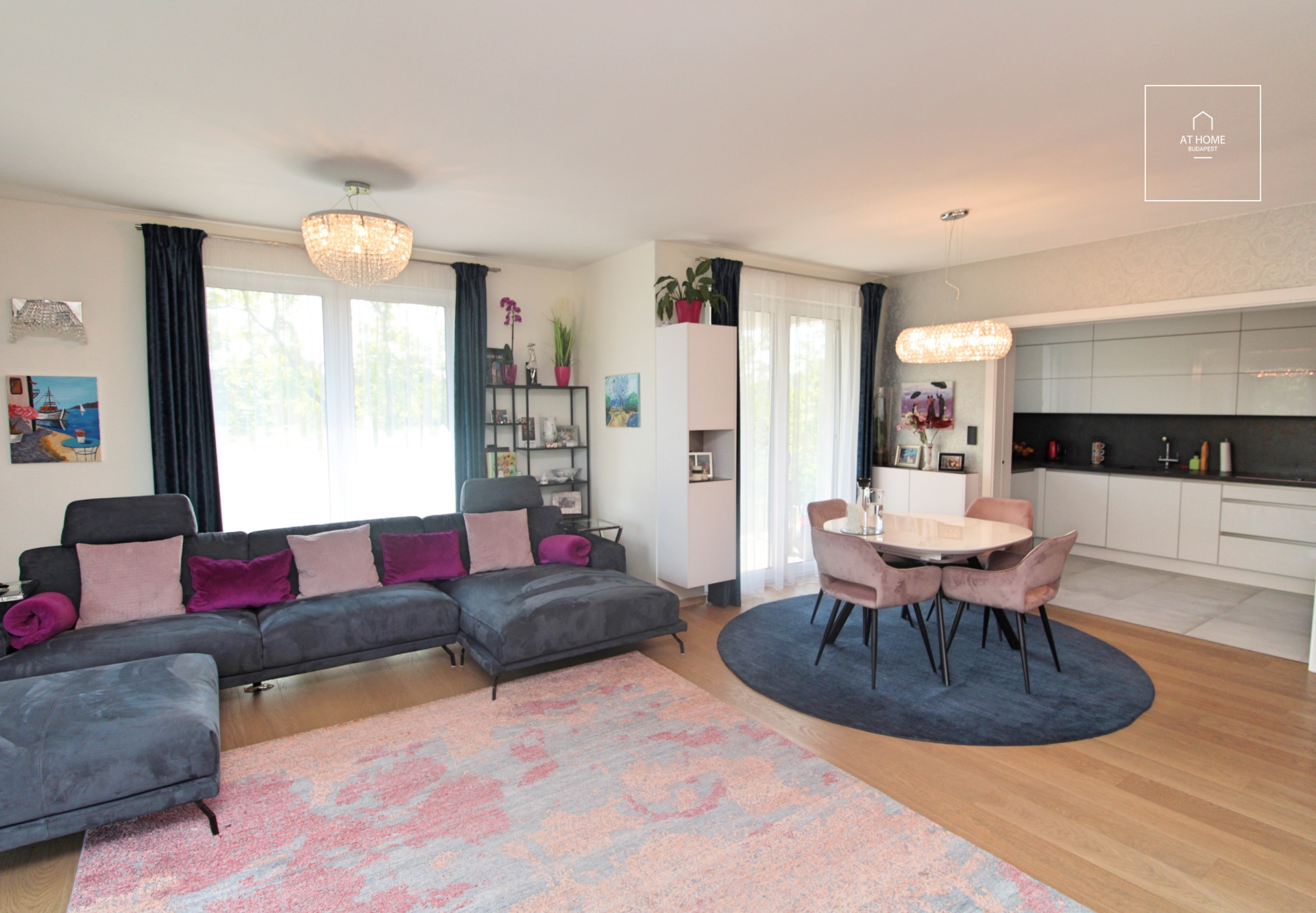 Newly built luxury apartment with panoramic views for rent in the 2nd district of Budapest, Törökvész