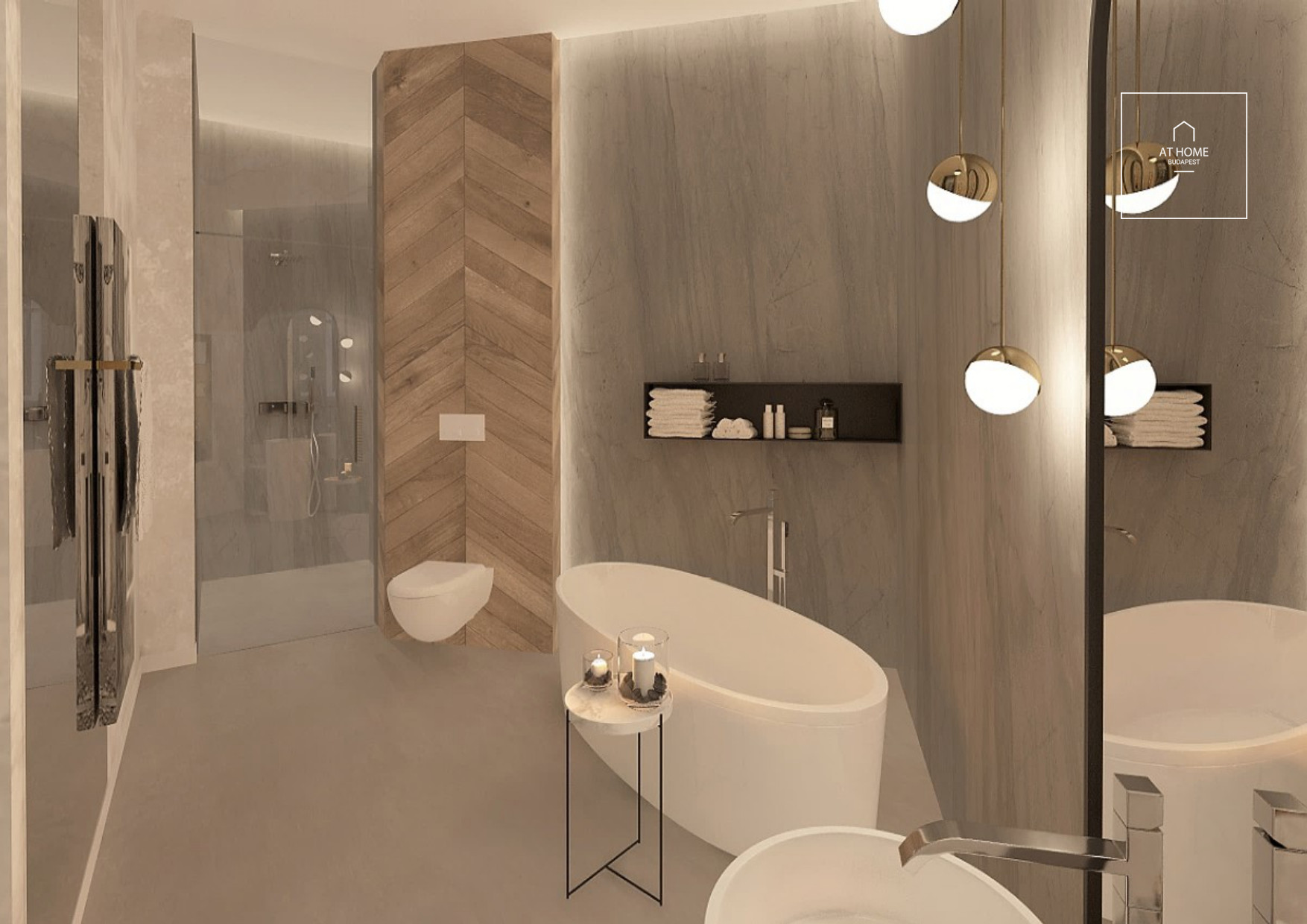 Exclusive apartment with panoramic view for rent in Budapest, District VI, Terézváros