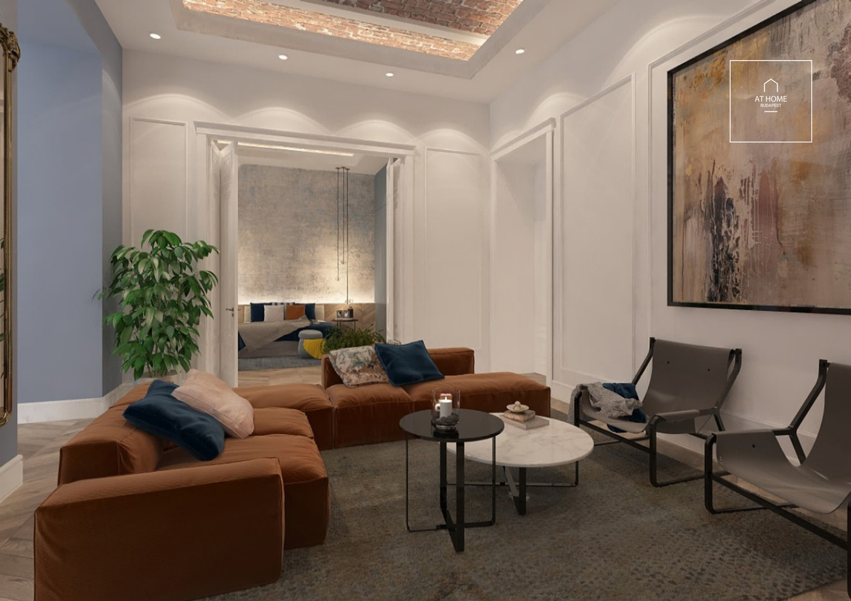 Exclusive apartment with panoramic view for rent in Budapest, District VI, Terézváros