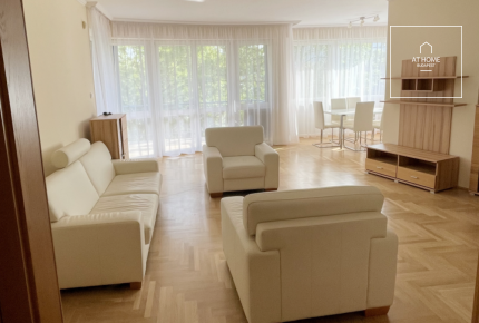 Three-bedroom apartment for rent in a green area of the 2nd district of Budapest, Törökvész