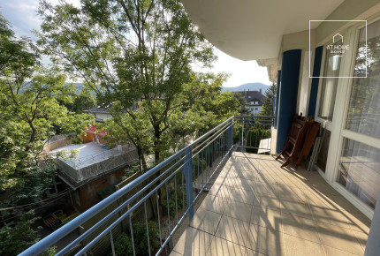 Three-bedroom apartment for rent in a green area of the 2nd district of Budapest, Törökvész