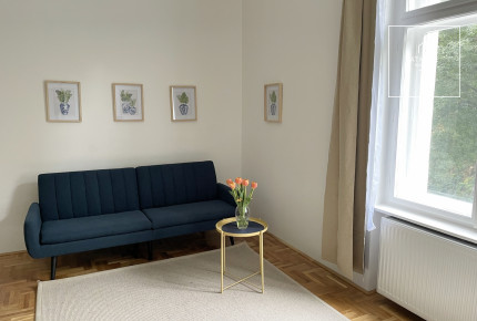 Newly renovated two-room apartment directly below the Buda Castle, District I, Várnegyed