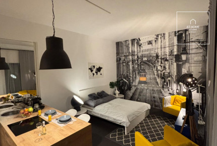 Modern Studio for Rent in Loft Astoria, Downtown Budapest