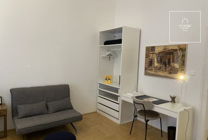 A two-bedroom premium apartment is available for rent in District V of Budapest, in Lipótváros.