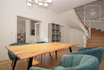 3-bedroom apartment with garden connection for rent in Budapest II. district