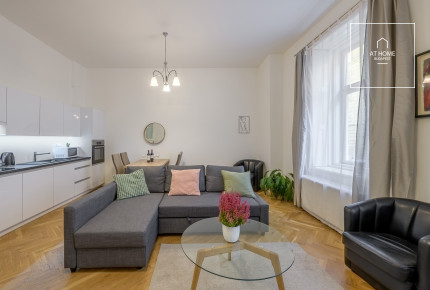 Newly built apartment with garden for rent in Budapest 6th district,  Külső-Terézváros