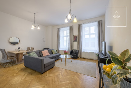 Newly built apartment with garden for rent in Budapest 6th district,  Külső-Terézváros