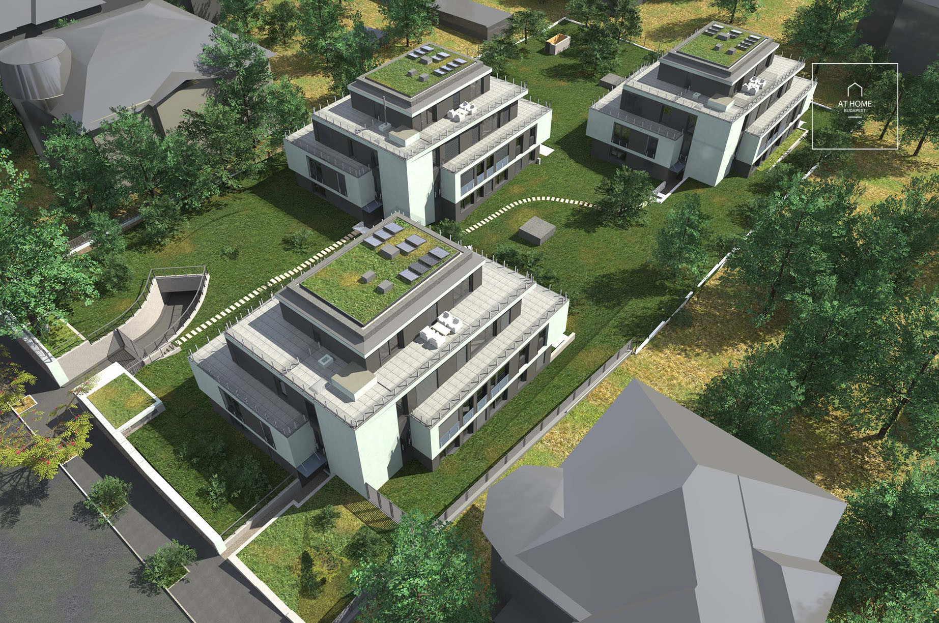 Newly built luxury apartment in a residential park in district 12 of Budapest