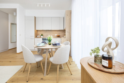 Brand-New 54 sqm Premium Apartment on the 12th Floor in District XI, Nádorkert