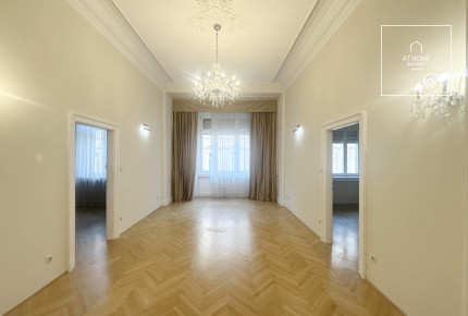 Three-bedroom apartment for rent in Budapest, District V, Lipótváros.