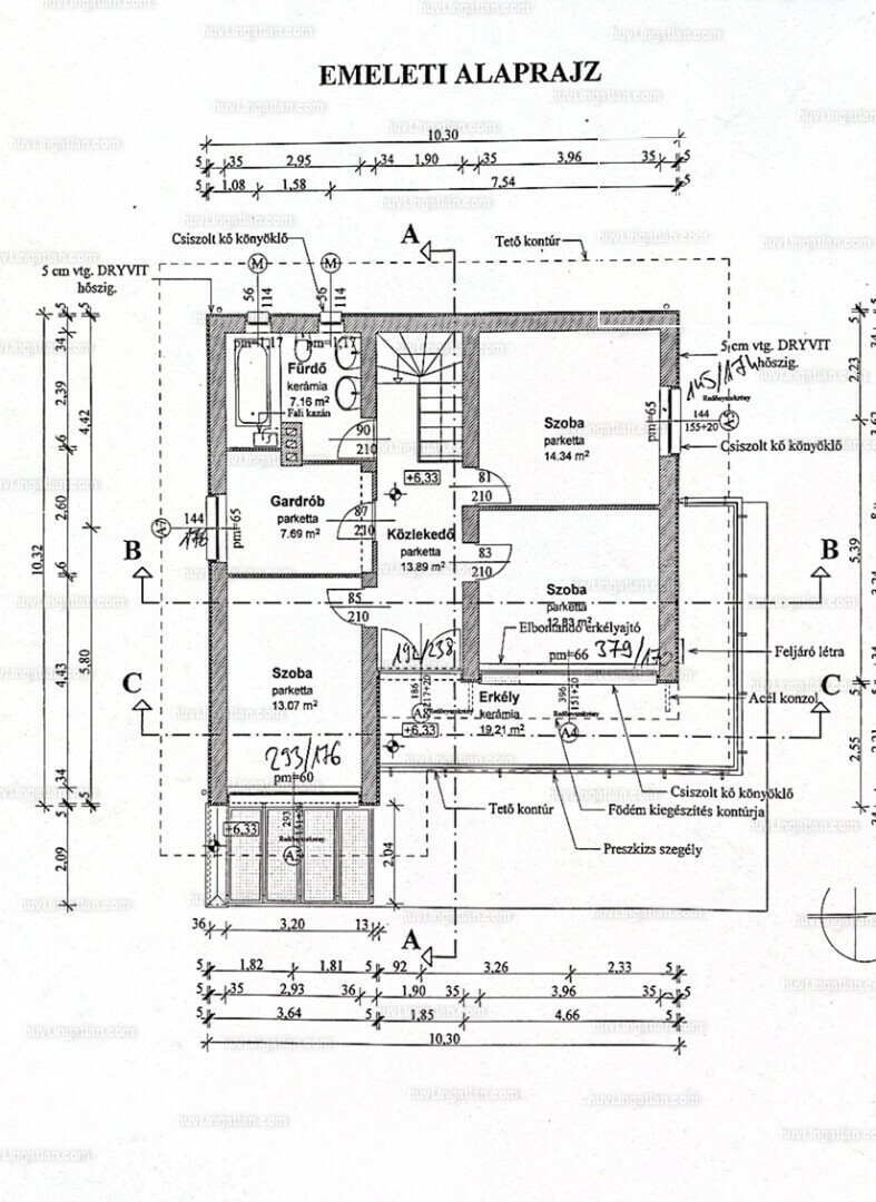 Furnished detached house for rent in Budapest II/A district