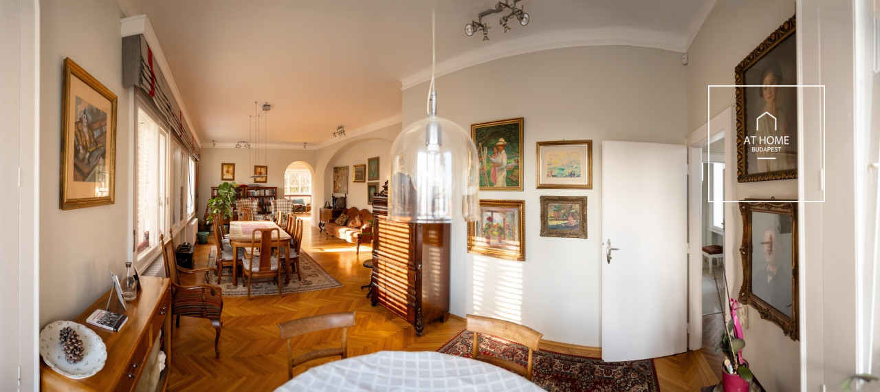 Panoramic 220 sqm Villa Apartment in District II, Rózsadomb