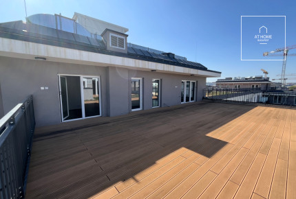 A newly built penthouse apartment for sale in Budapest, District XIII, Lőportárdűlő.