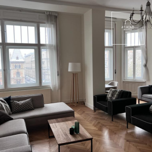 Exlusive 2-Bedroom Apartment with Panoramic view to the Danube for Rent in District V, Lipótváros