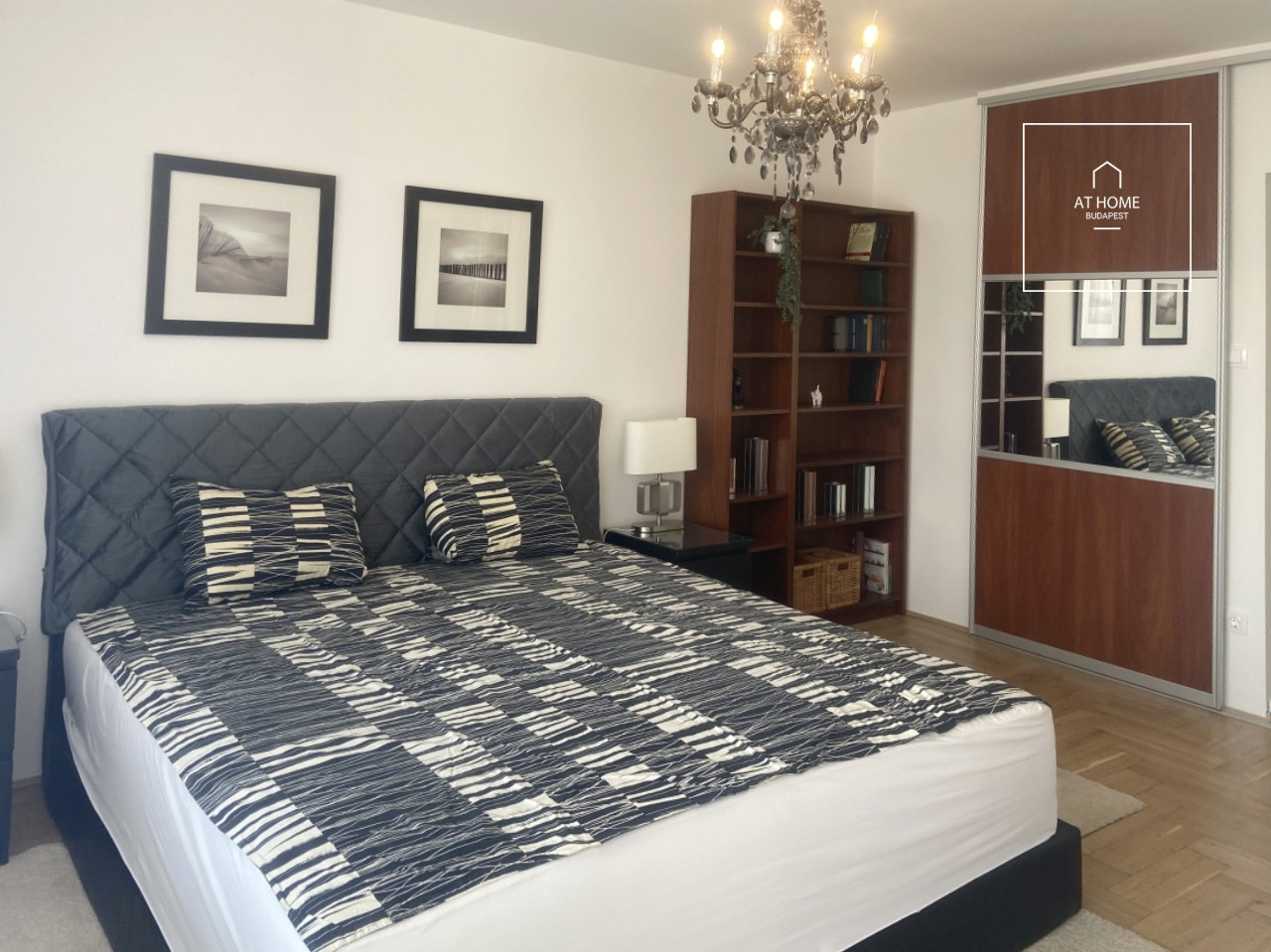 In the 2nd district of Budapest, in Rézmál, 85 sqm apartment with a terrace for rent with a panoramic view of the city.