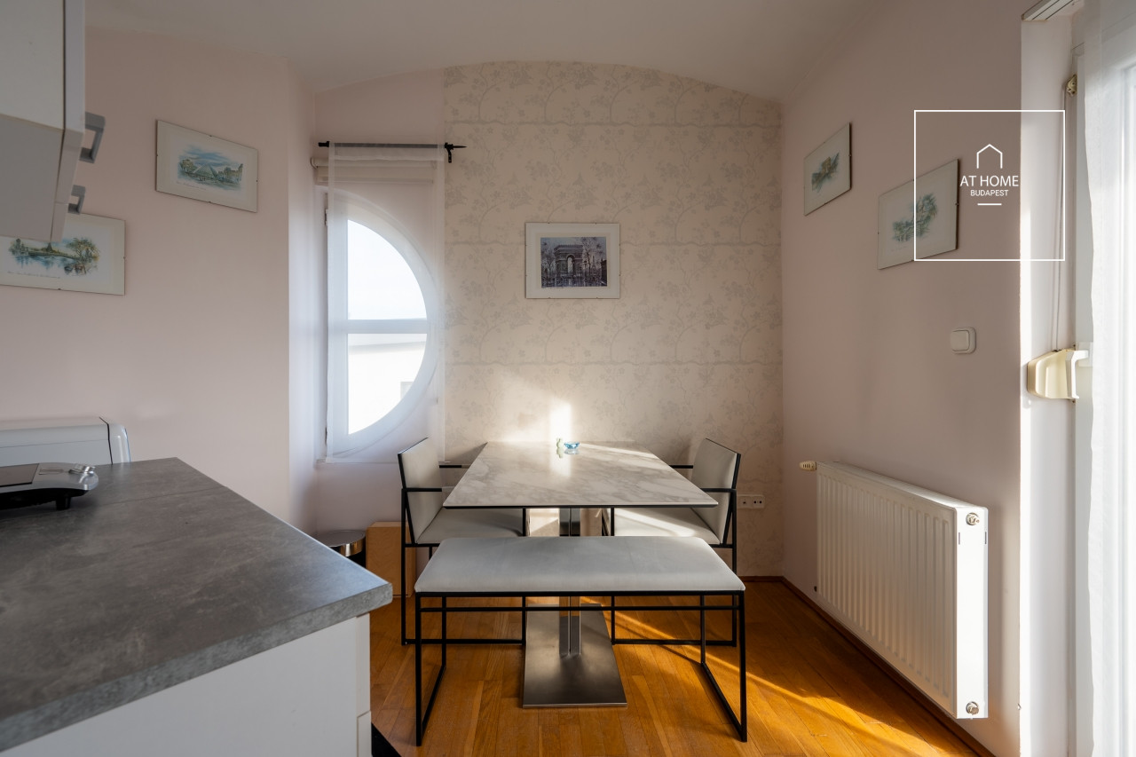 Modern two-level apartment for sale in Máriaremete, one of the most sought-after areas of District II/A