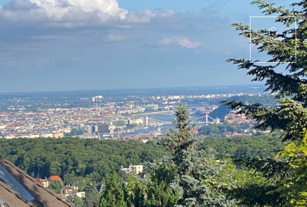 Két hálószobás prémium panorámás lakás kertkapcsolattal kiadó Budapest II. kerület, Csatárka