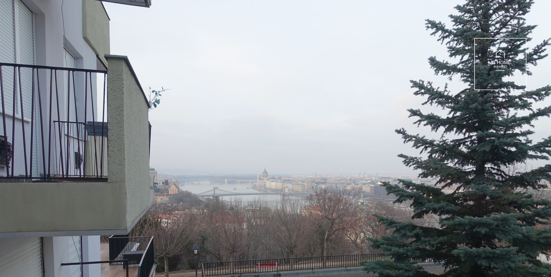 81 sqm, two-bedroom apartment is for rent in the 1st district, with a magnificent view of the Danube