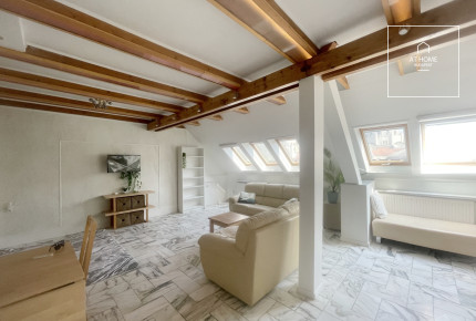 A romantic style,  attic apartment for sale in Budapest, 11th district, Gellért Hill