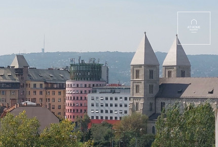 3-bedroom penthouse apartment with a Buda panorama in District XIII, Lőportárdűlő