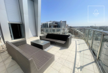 Luxury penthouse with beautiful panorama to the Danube, Budapest, XIII. district.