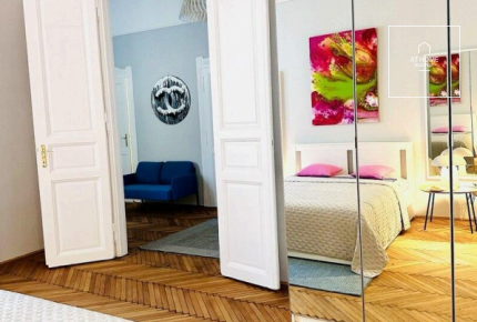 Renovated 124m² 3-bedroom apartment in the VI district, Terézváros